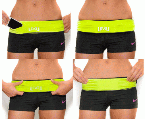 ceinture-running-flipbelt-courir-jaune
